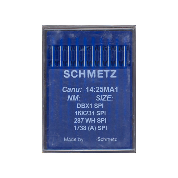 Голки Schmetz DBX1 SPI №70, 10 шт, для прямострочних (універсальних) побутових швейних машин