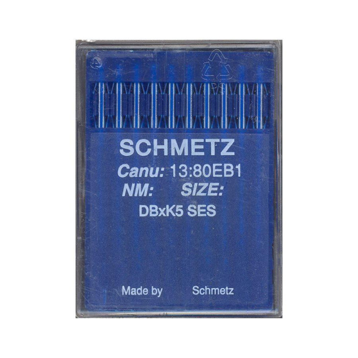 Голки Schmetz DBXK5 SES №60, 10 шт, для вишивальних промислових швейних машин