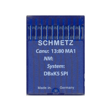 Голки Schmetz DBXK5 SPI №60, 10 шт, для вишивальних промислових швейних машин