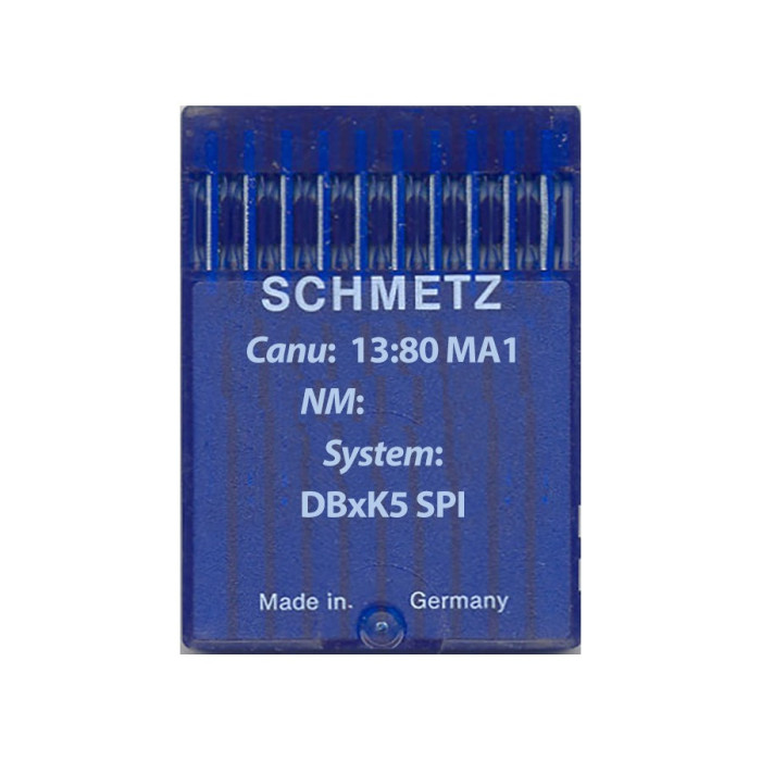 Голки Schmetz DBXK5 SPI №70, 10 шт, для вишивальних промислових швейних машин