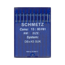 Голки Schmetz DBXK5 SUK №65, 10 шт, для вишивальних промислових швейних машин