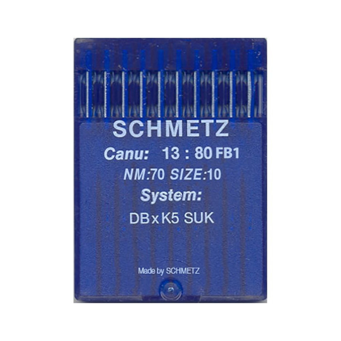Голки Schmetz DBXK5 SUK №70, 10 шт, для вишивальних промислових швейних машин