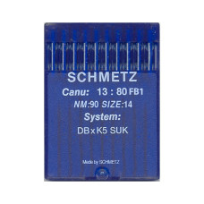Голки Schmetz DBXK5 SUK №90, 10 шт, для вишивальних промислових швейних машин