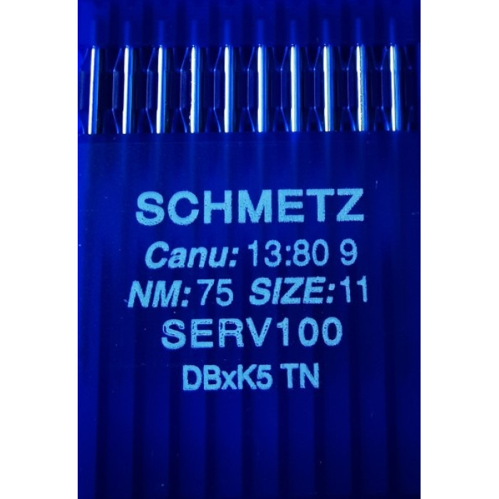 Голки Schmetz DBXK5 TN №75, 10 шт, для вишивальних промислових швейних машин