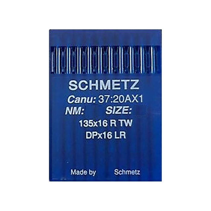 Голки Schmetz DPX16 LR №100, 10 шт, для прямострочних (універсальних) побутових швейних машин