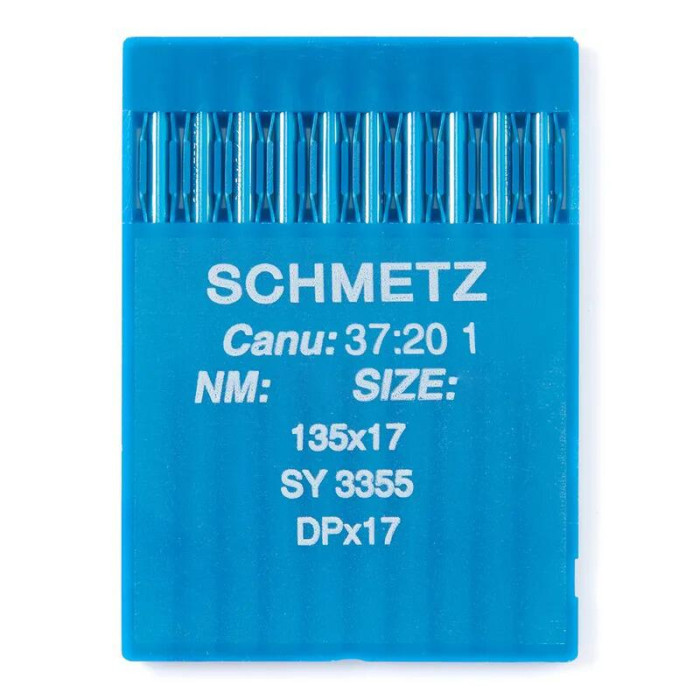 Голки Schmetz DPX17 NIT №120, 10 шт, для прямострочних (універсальних) побутових швейних машин