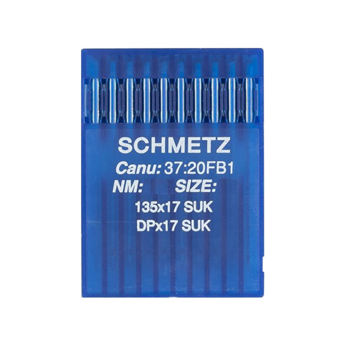 Голки Schmetz DPX17 SUK №75, 10 шт, для прямострочних (універсальних) побутових швейних машин
