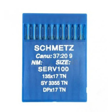 Голки Schmetz DPX17 TN №120, 10 шт, для прямострочних (універсальних) побутових швейних машин