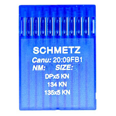 Голки Schmetz DPX5 KN №75, 10 шт, для прямострочних (універсальних) побутових швейних машин
