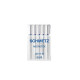 Голки Schmetz Microtex 130/705 H-M №60, 5 шт, з тонким вістрям, для побутових швейних машин, без картонної основи