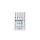 Голки Schmetz Microtex 130/705 H-M №80, 5 шт, з тонким вістрям, для побутових швейних машин, без картонної основи