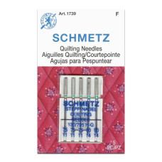 Голки Schmetz Quilting 130/705 H-Q №75x3, 90x2, 5 шт, для стьобання, для побутових швейних машин, на картонній основі