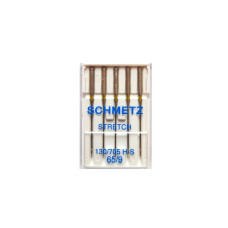 Голки Schmetz Stretch 130/705 H-S №65, 5 шт, для еластичних тканин, для побутових швейних машин, без картонної основи