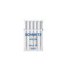 Голки Schmetz Super stretch HAx1 SP №65, 5 шт, для особливо еластичних тканин, для побутових швейних машин, без картонної основи
