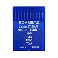 Голки Schmetz TQX1 №90, 10 шт, для стовпчикових промислових швейних машин