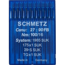 Голки Schmetz TQX1 SUK №70, 10 шт, для стовпчикових промислових швейних машин