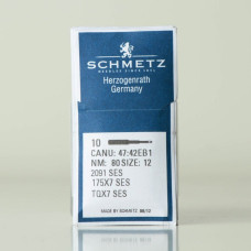 Голки Schmetz TQX7 SES №80, 10 шт, для гудзикових та закріплювальних машин