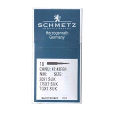 Голки Schmetz TQX7 SUK №90, 10 шт, для гудзикових та закріплювальних машин