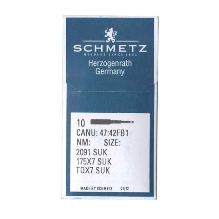 Голки Schmetz TQX7 SUK №90, 10 шт, для гудзикових та закріплювальних машин