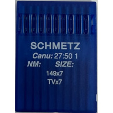 Голки Schmetz TVX7 149X7 №70, 10 шт, для промислових швейних машин двохниткового ланцюгового стібка