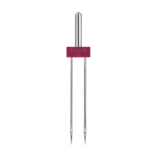 Голки Schmetz Twin stretch 130/705  H-S-ZWI №2,5/75, 1 шт, подвійні для еластичних тканин, для побутових швейних машин, без картонної основи