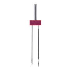Голки Schmetz Twin stretch 130/705  H-S-ZWI №4/75, 1 шт, подвійні для еластичних тканин, для побутових швейних машин, без картонної основи