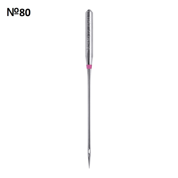 Голки Schmetz Universal 130/705 H №80x2, 90x3, 5 шт, універсальні, для побутових швейних машин, на картонній основі