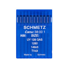 Голки Schmetz UY 128 GAS №65, 10 шт, для пласкошовних промислових швейних машин