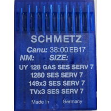Голки Schmetz UY 128 GAS SES SERV7 №65, 10 шт, для пласкошовних промислових швейних машин
