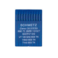 Голки Schmetz UY 128 GAS SES TN №70, 10 шт, для пласкошовних промислових швейних машин