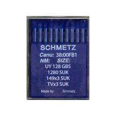 Голки Schmetz UY 128 GBS №60, 10 шт, для пласкошовних промислових швейних машин