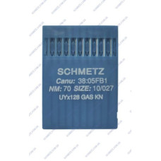 Голки Schmetz UYX128 GAS KN №70, 10 шт, для пласкошовних промислових швейних машин