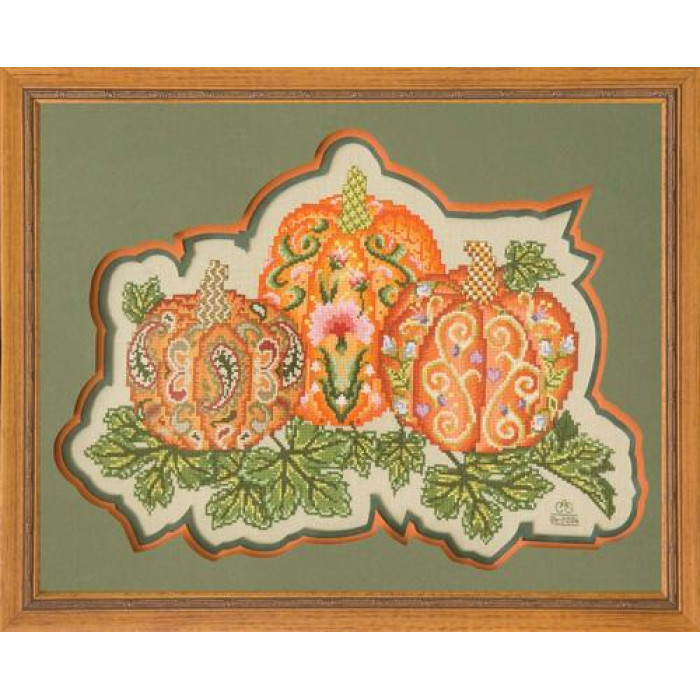 GP-112 Nora Corbett Схема для вишивки рахунковим хрестиком - Pretty Pumpkins, папір