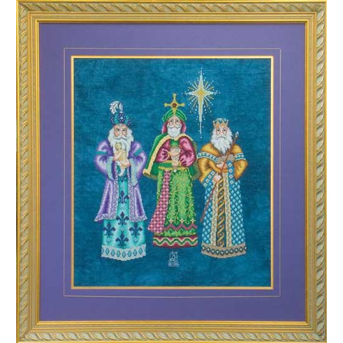 GP-114 Nora Corbett Схема для вишивки рахунковим хрестиком - We Three Kings, папір