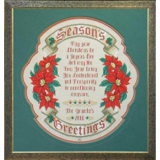 GP-115 Nora Corbett Схема для вишивки рахунковим хрестиком - Season’s Greetings Sampler, папір