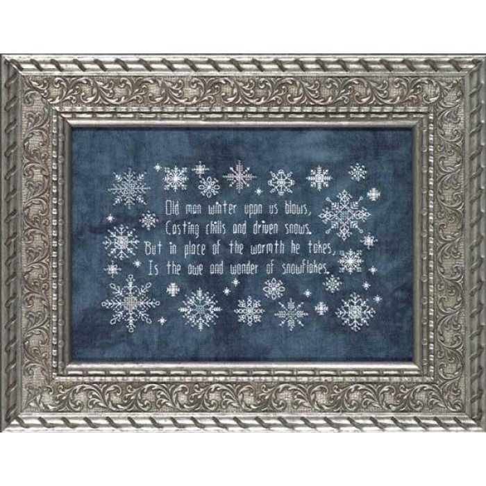 GP-116 Nora Corbett Схема для вишивки рахунковим хрестиком - Ode to Snowflakes, папір