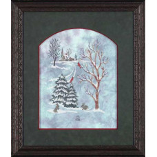 GP-117 Nora Corbett Схема для вишивки рахунковим хрестиком - New Snow, папір