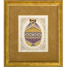 GP-118 Nora Corbett Схема+трежерс для вишивки рахунковим хрестиком - Egg Elegance No. 1, папір