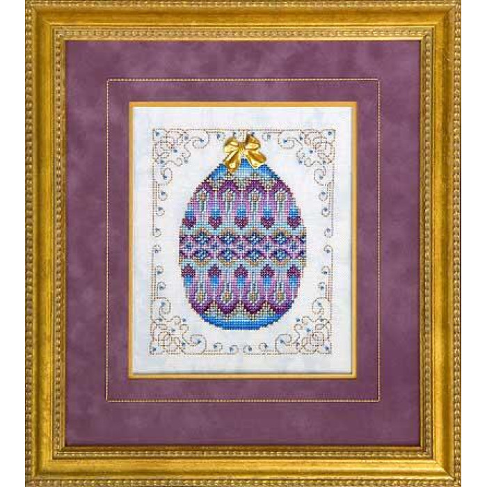 GP-119 Nora Corbett Схема+трежерс для вишивки рахунковим хрестиком - Egg Elegance No. 2, папір