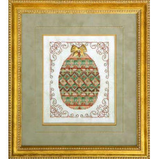 GP-120 Nora Corbett Схема+трежерс для вишивки рахунковим хрестиком - Egg Elegance No. 3, папір