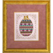 GP-121 Nora Corbett Схема+трежерс для вишивки рахунковим хрестиком - Egg Elegance No. 4, папір