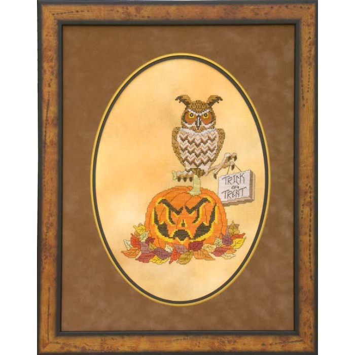 GP-131 Nora Corbett Схема для вишивки рахунковим хрестиком - Whooo’s There?, папір