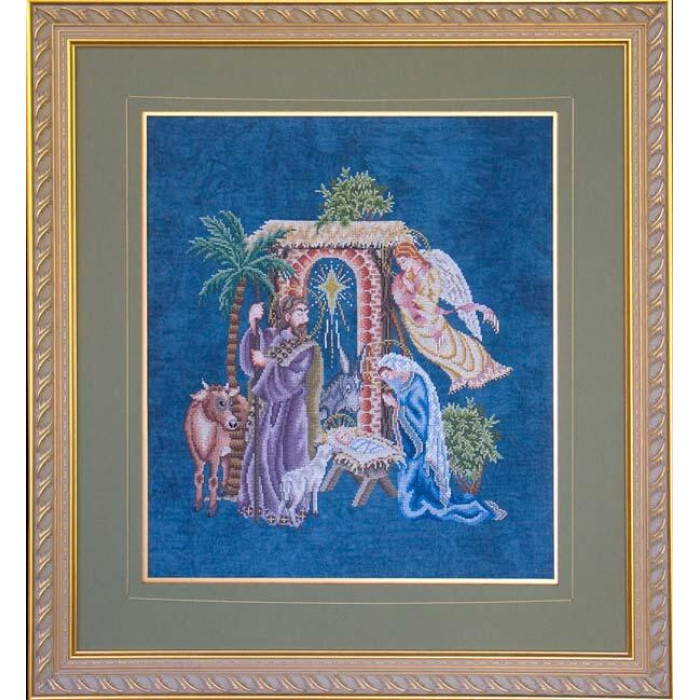 GP-132 Nora Corbett Схема для вишивки рахунковим хрестиком - The Nativity, папір
