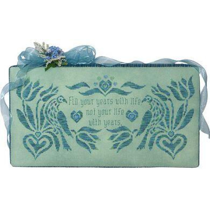 GP-135 Nora Corbett Схема для вишивки рахунковим хрестиком - WOW About Life, папір