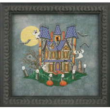 GP-146BP Nora Corbett Схема для вишивки рахунковим хрестиком +Button Pack - Murky Manor, папір