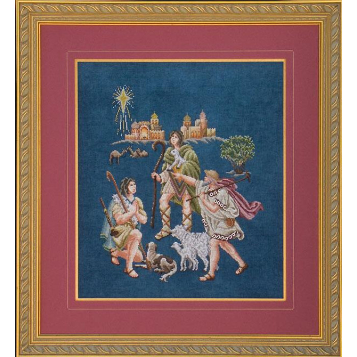 GP-148 Nora Corbett Схема для вишивки рахунковим хрестиком - On Shepherds’ Watch, папір