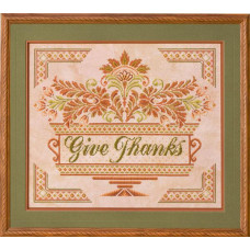 GP-149 Nora Corbett Схема для вишивки рахунковим хрестиком - Give Thanks’ Watch, папір