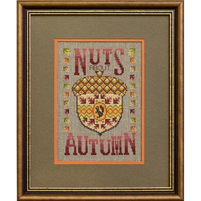 GP-151 Nora Corbett Схема для вишивки рахунковим хрестиком - Nuts About Autumn, папір