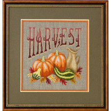 GP-153 Nora Corbett Схема для вишивки рахунковим хрестиком - Harvest Gourds, папір