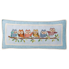 GP-163 Nora Corbett Схема для вишивки рахунковим хрестиком - Outrageous Owls, папір